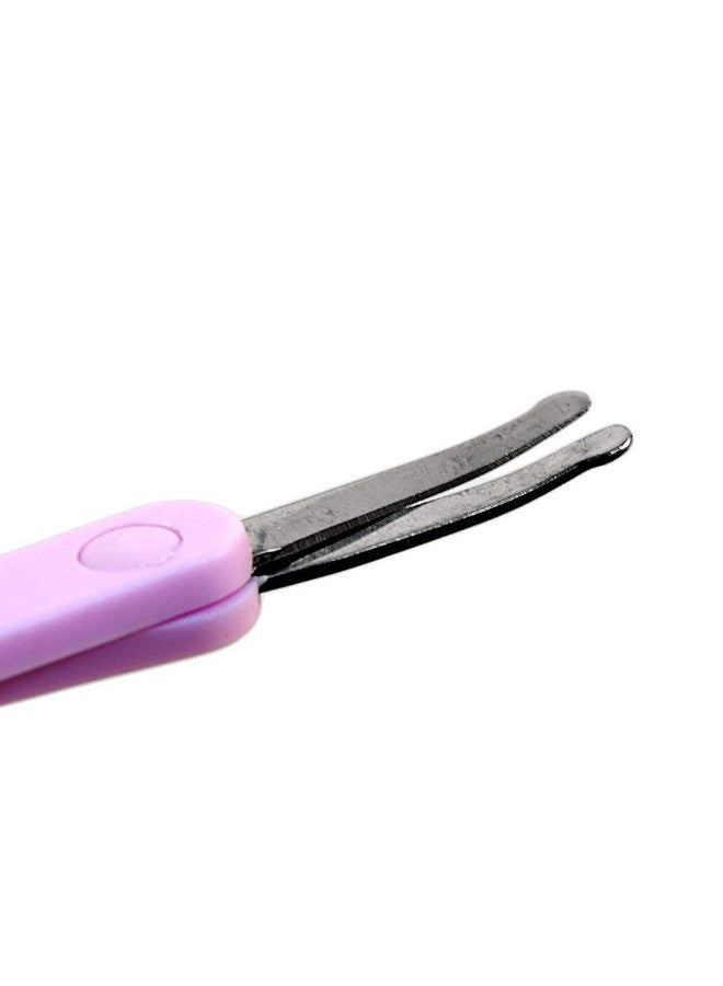 شيكو مقص أظافر الأطفال من تشيكو مع أطراف شفرة مستديرة للسلامة ومقبض سهل الإمساك وإكسسوار للعناية بالأطفال حديثي الولادة من عمر 0 ​​أشهر فما فوق (وردي) - Image 4