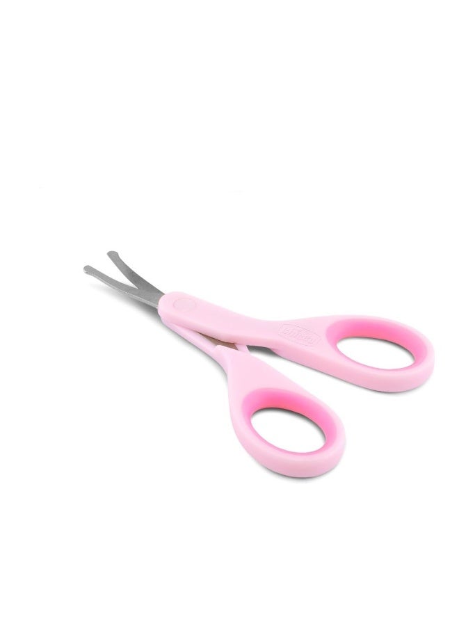 شيكو مقص أظافر الأطفال من تشيكو مع أطراف شفرة مستديرة للسلامة ومقبض سهل الإمساك وإكسسوار للعناية بالأطفال حديثي الولادة من عمر 0 ​​أشهر فما فوق (وردي) - Image 3