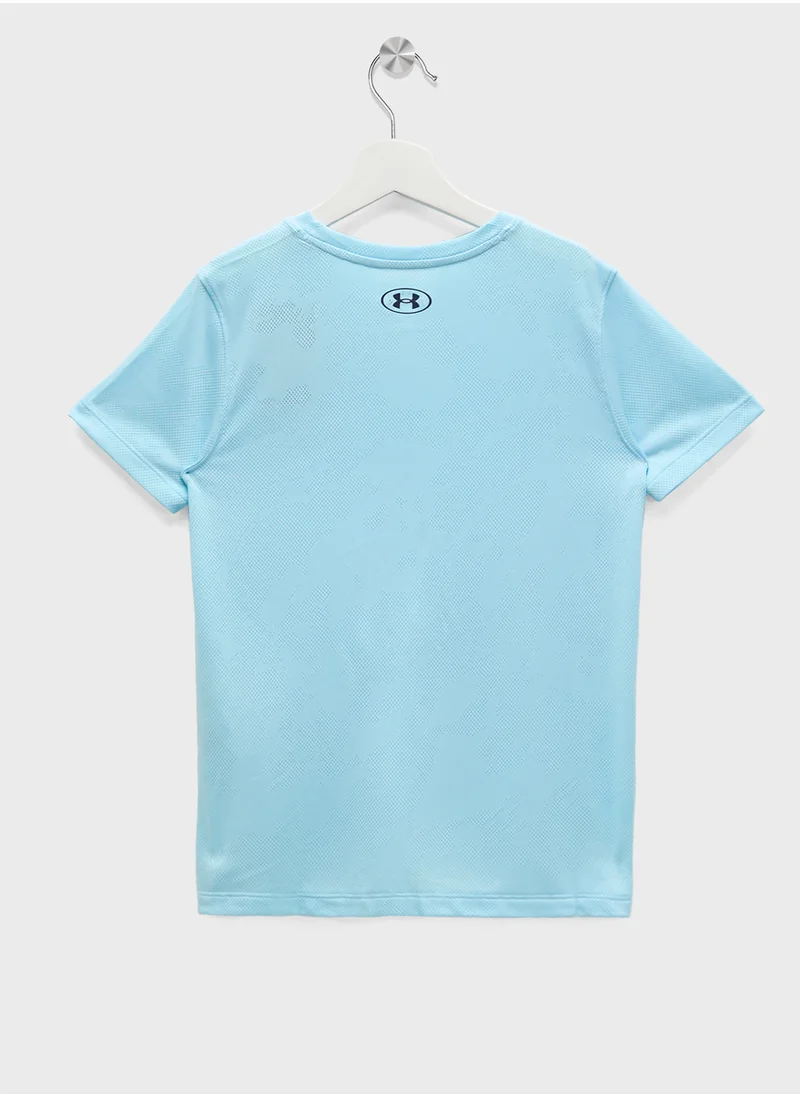 UNDER ARMOUR Youth Tech Vent Jacquard T-Shirt