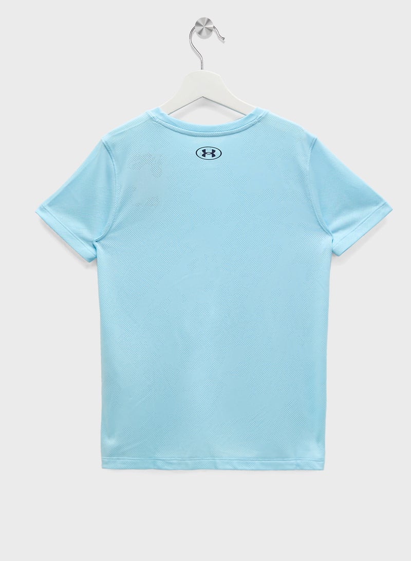 اندر ارمر تيشيرت يوث تك فينت جاكارد - Image 2