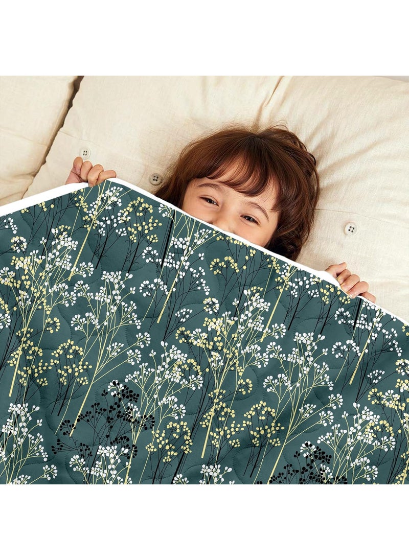 Divine Casa Divine Casa 120 GSM Microfiber Reversible Kids Single Bed Comforter UltraSoft Toddler Blanket Lightweight Cozy AllSeason Bedding for Babies Kids 135 x 100 cm Beetle Grey 