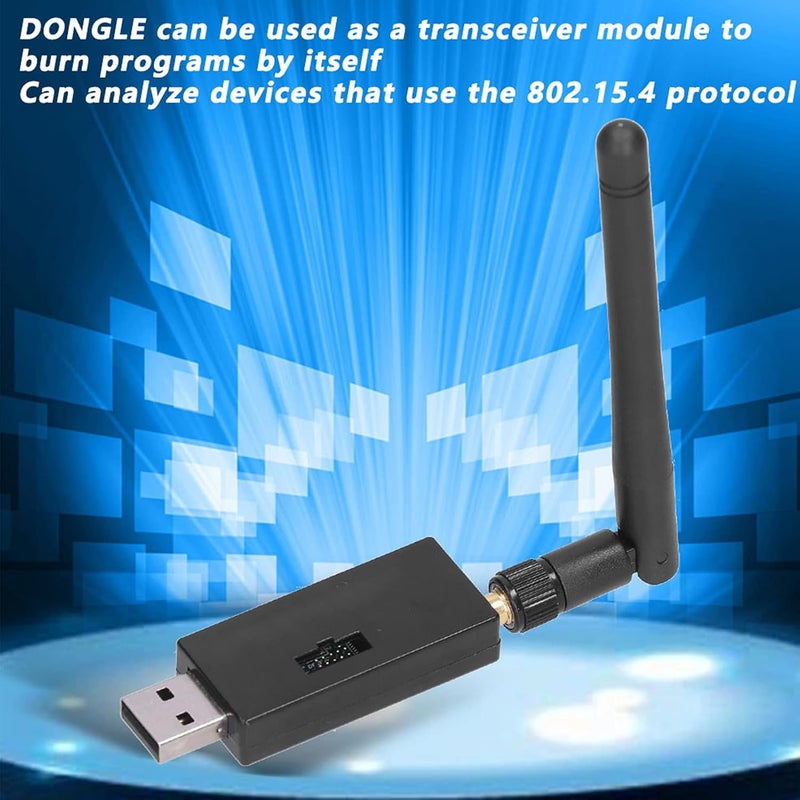 comfrt Sniffer Protocol Module, Wireless for Zigbee Sniffer Bare Board USB Interface With Antenna Capture Packet Module (CC2540) - Image 2