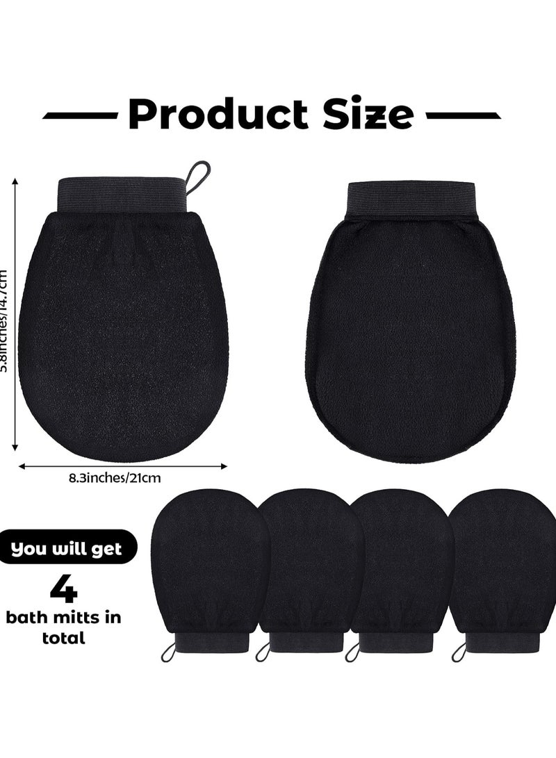 MOMENT قفاز تقشير عميق للجسم MOMENT عبوة 2، قفازات تقشير كورية، قفازات تقشير عميقة، مقشر للجسم للاستحمام، مزيل للجلد الميت، حالة الشعر الكيراتيني. - Image 3