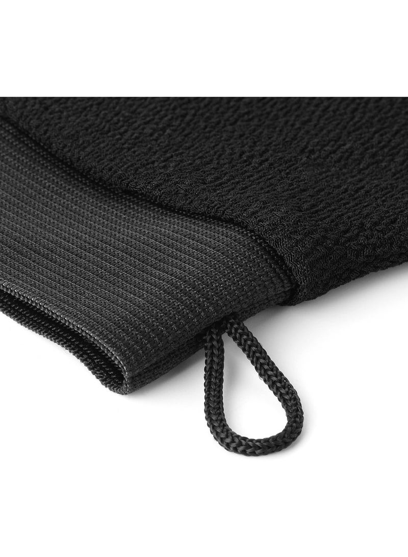 MOMENT 2 Pack Deep Exfoliating Glove for Body, Korean Exfoliating Mitts Deep Exfoliating Gloves Body Scrubber for Bath Shower Dead Skin Remover Keratosis Pilaris - Image 2