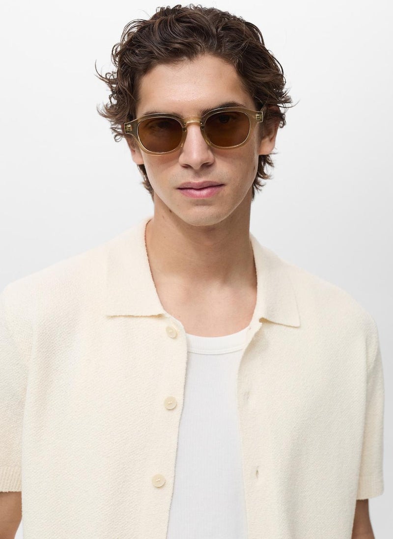 Mango Man Casual Fine Knit Shirt  - Image 4