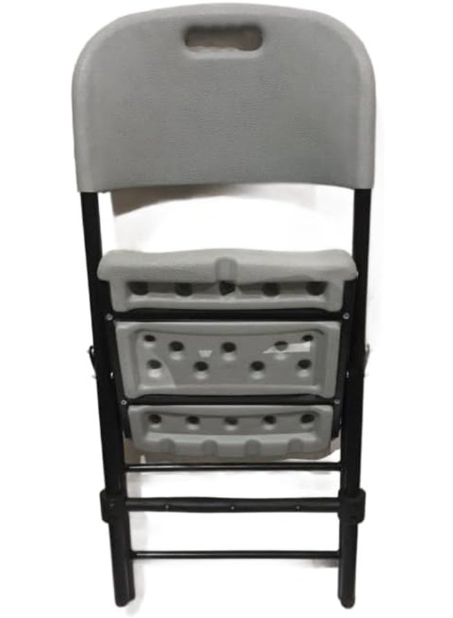 Heavy Duty Folding Camping Chair Multi Purpose Portable Outdoor Seat with Durable Frame for Fishing Beach Garden and Patio - Image 4