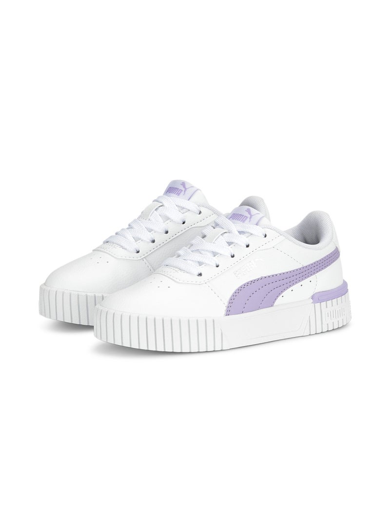 PUMA Carina 2.0 Girls White Sneakers - Image 2