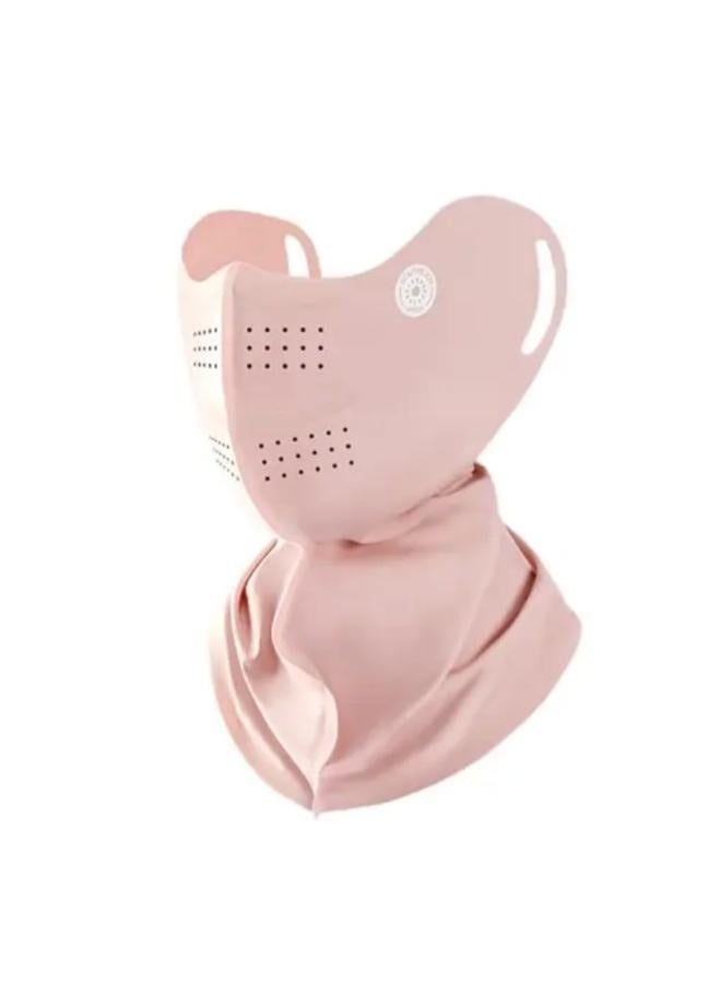 Generic Women Summer Neck Scarf Ice Silk Face Mask Outdoor Wrap Sports Cycling Sunscreen Dustproof UV Protection - Image 1