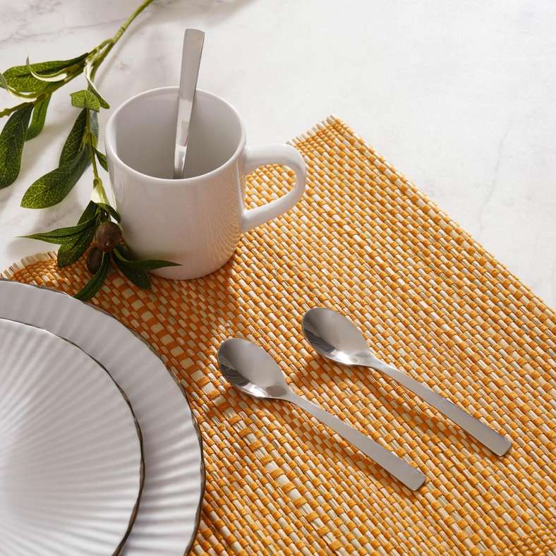 Pan Home Filas 3-Piece Tea Spoon 13.5x3x2cm - Chrome