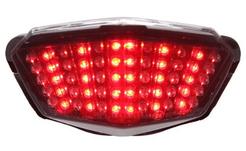 Motodynamic Integrated Sequential LED Tail Lights Smoke Lens for 20082012 Kawasaki Ninja 250R