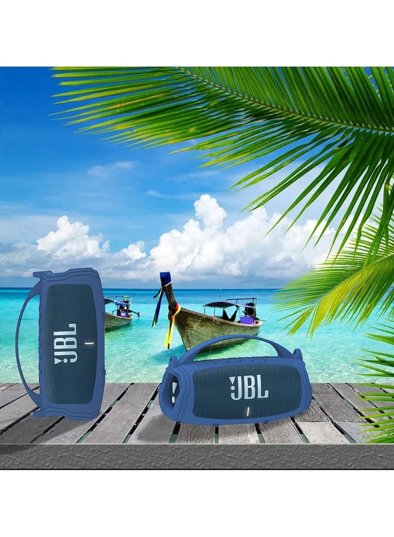 Silicone case for JBL Charge 5 portable bluetooth speaker, protective leather case for JBL Charge 5 portable bluetooth speaker accessory - Image 5