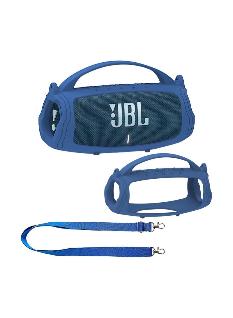 Silicone case for JBL Charge 5 portable bluetooth speaker, protective leather case for JBL Charge 5 portable bluetooth speaker accessory - Image 1
