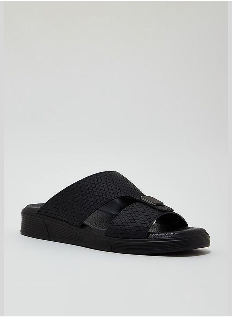 Hush Puppies Textured Open Toe Arabic Sandals  - Image 1