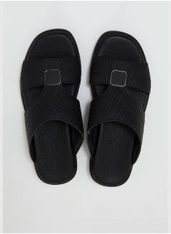 Hush Puppies Textured Open Toe Arabic Sandals  - Image 4