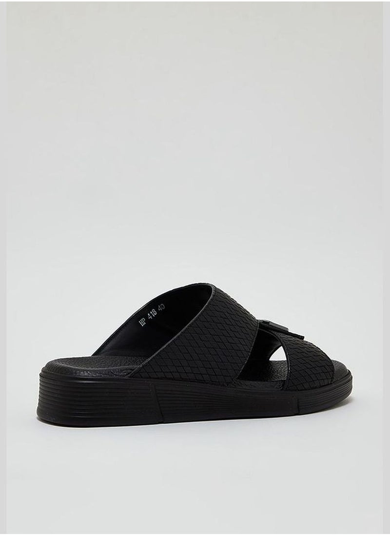 Hush Puppies Textured Open Toe Arabic Sandals  - Image 3