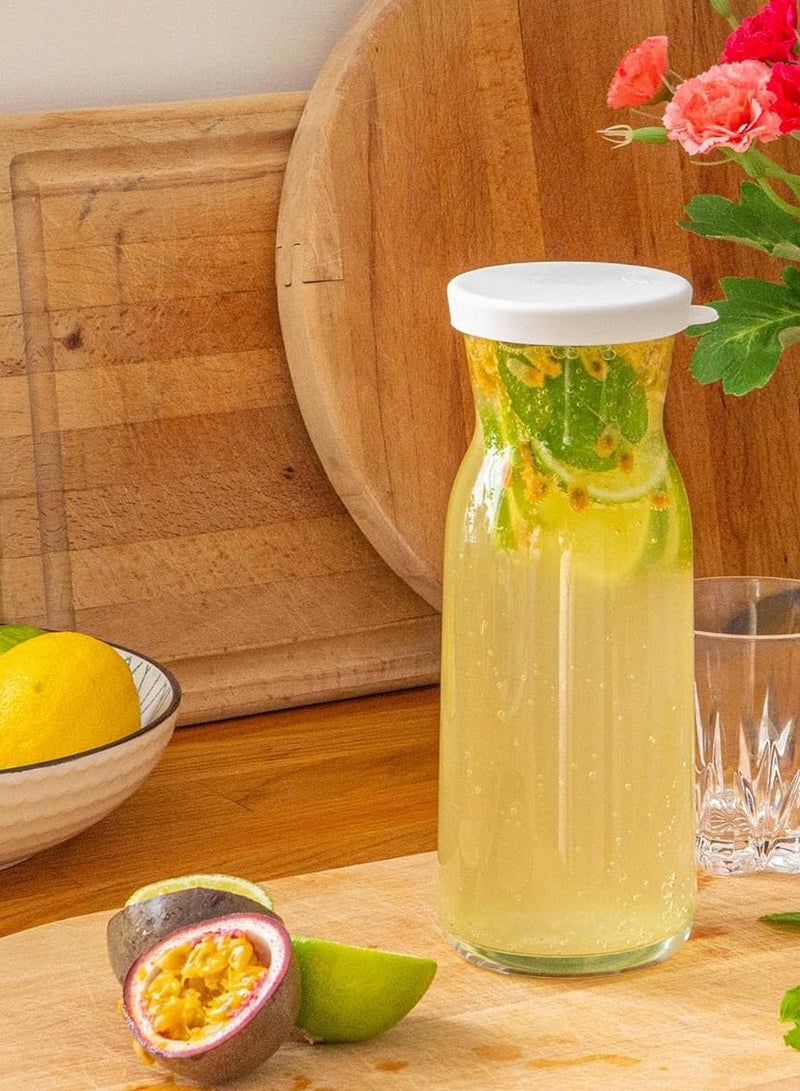 LAV Fonte Carafe 700 Ml, White Silicon Lid  - Image 4