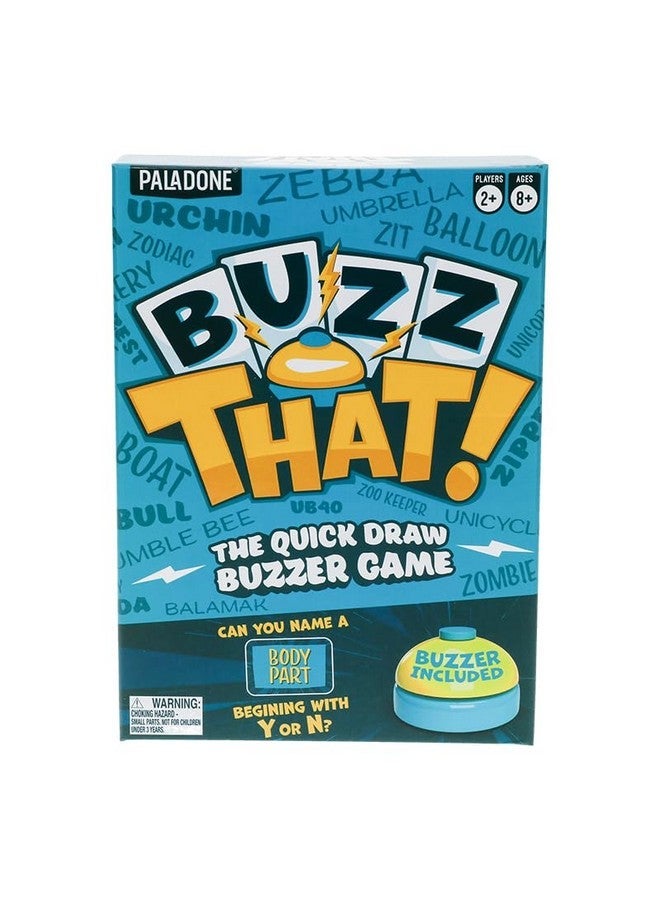 بالادون Paldone Buzz That ، لعبة كلمات سريعة الخطى للاعبين 2+ ، تأتي مع ألعاب ممتعة