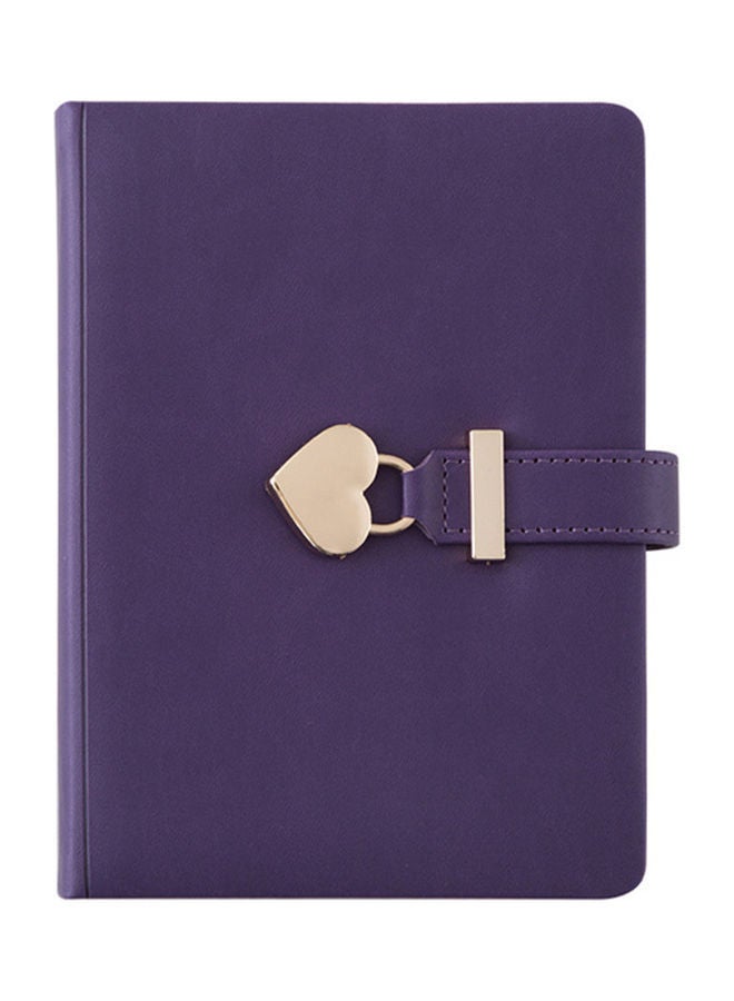 نيبمينينت دفتر ملاحظات مزود بقفل على شكل قلب منتج متوفر بلوني أرجواني وذهبي