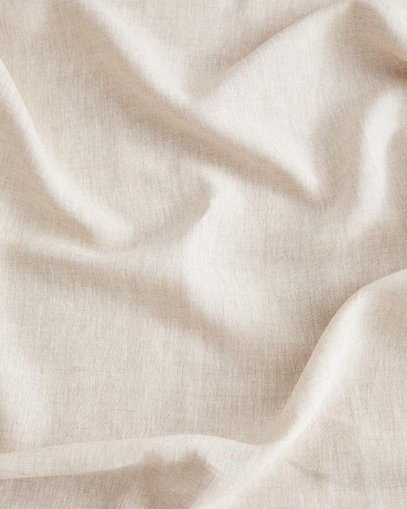 Bed Threads - Linen Fitted Sheet - 100% French Flax Linen - 170 GSM - Luxury & Eco-Friendly - Breathable, Durable & Soft - Single Fitted Sheet Only - Machine Washable - Queen - Oatmeal - Image 4