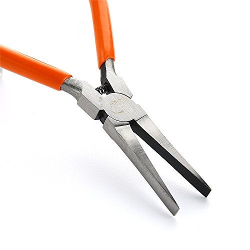 Miular Professional Flat Nose Pliers Smooth Jaw for Jewelry Making(5-Inch) - Image 2