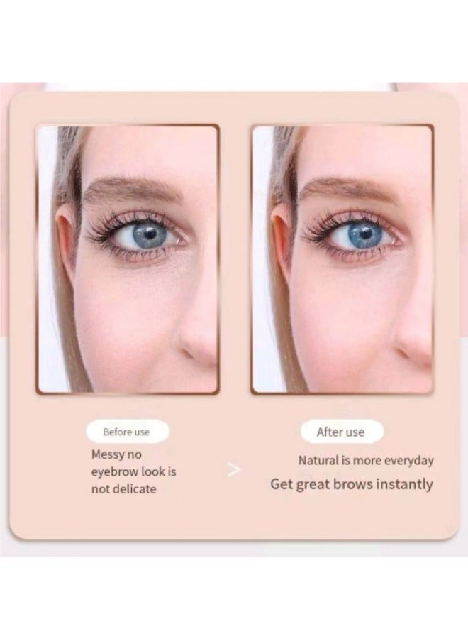 ماكينة تشذيب الحواجب الكهربائية، مزيل شعر الوجه للنساء، ماكينة تشذيب أحمر الشفاه للشفاه والأنف والذقن وشعر الوجه (مشذب الحواجب) مع ضوء LED وكابل شحن USB - Image 3