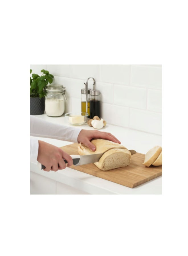 ÄNDLIG 3-piece knife set, light grey/white - Image 1