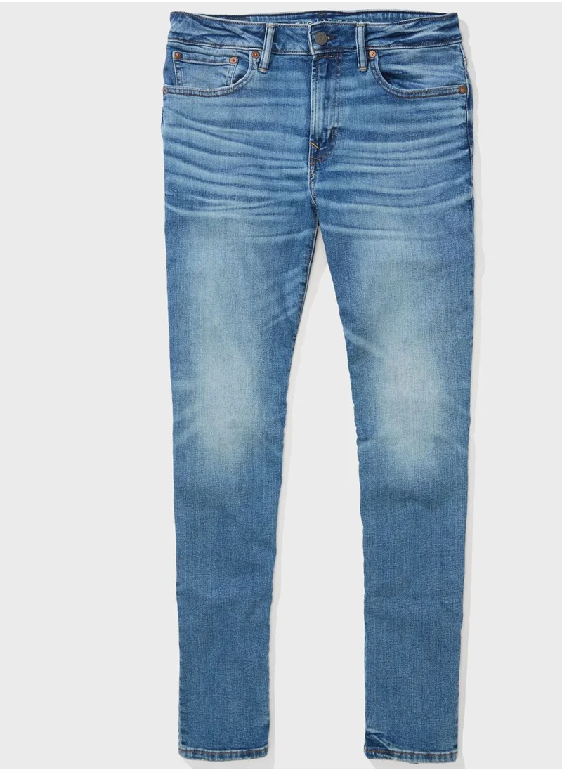 American Eagle Light Wash Skinny Fit Jeans