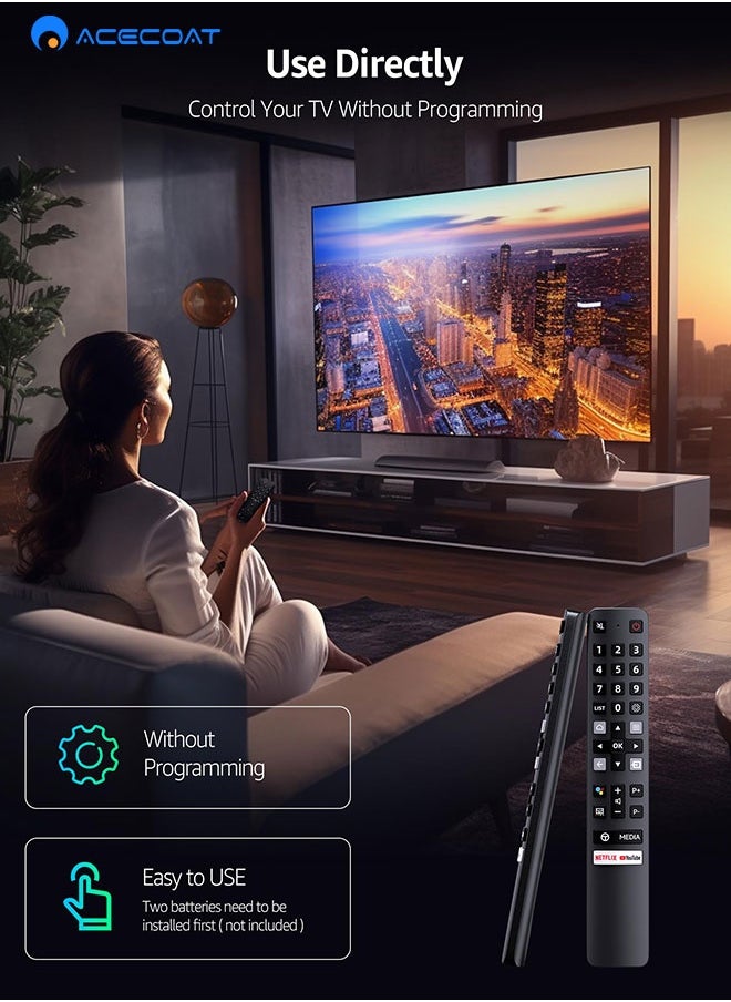 ايسكوت جهاز تحكم عن بعد عالمي RC802N لأجهزة التلفزيون الذكية التي تعمل بنظام Android مع مفتاح اختصار Netflix  - Image 5