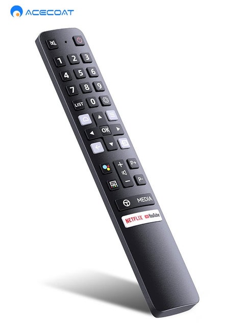 جهاز تحكم عن بعد عالمي RC802N لأجهزة التلفزيون الذكية التي تعمل بنظام Android مع مفتاح اختصار Netflix