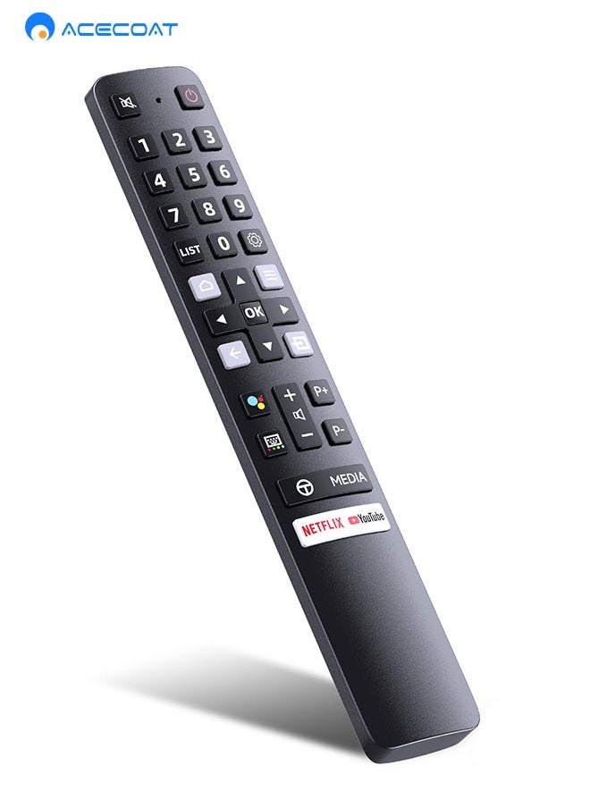 ايسكوت جهاز تحكم عن بعد عالمي RC802N لأجهزة التلفزيون الذكية التي تعمل بنظام Android مع مفتاح اختصار Netflix  - Image 1