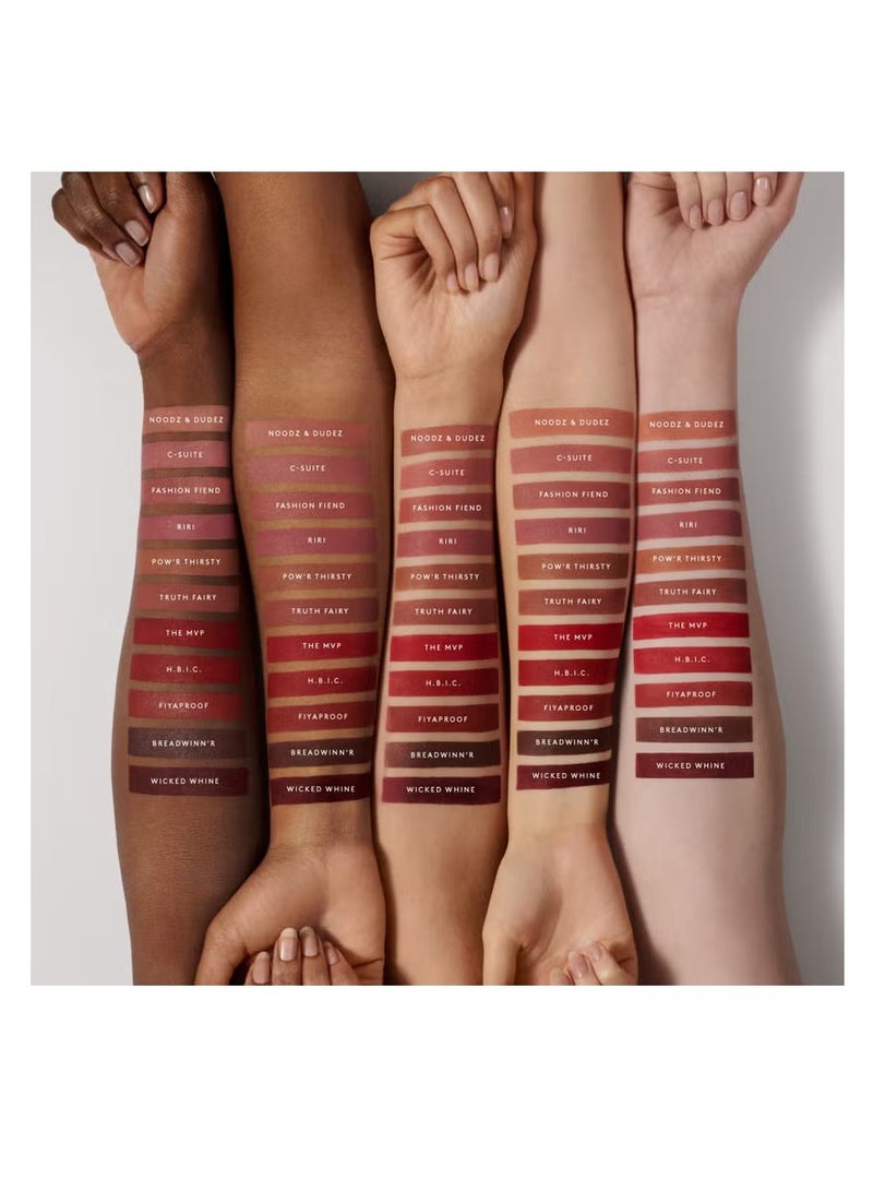 فنتي أحمر شفاه سائل فينتي بيوتي أيكون فيلفيت - باو آر ثيرستي - Image 3