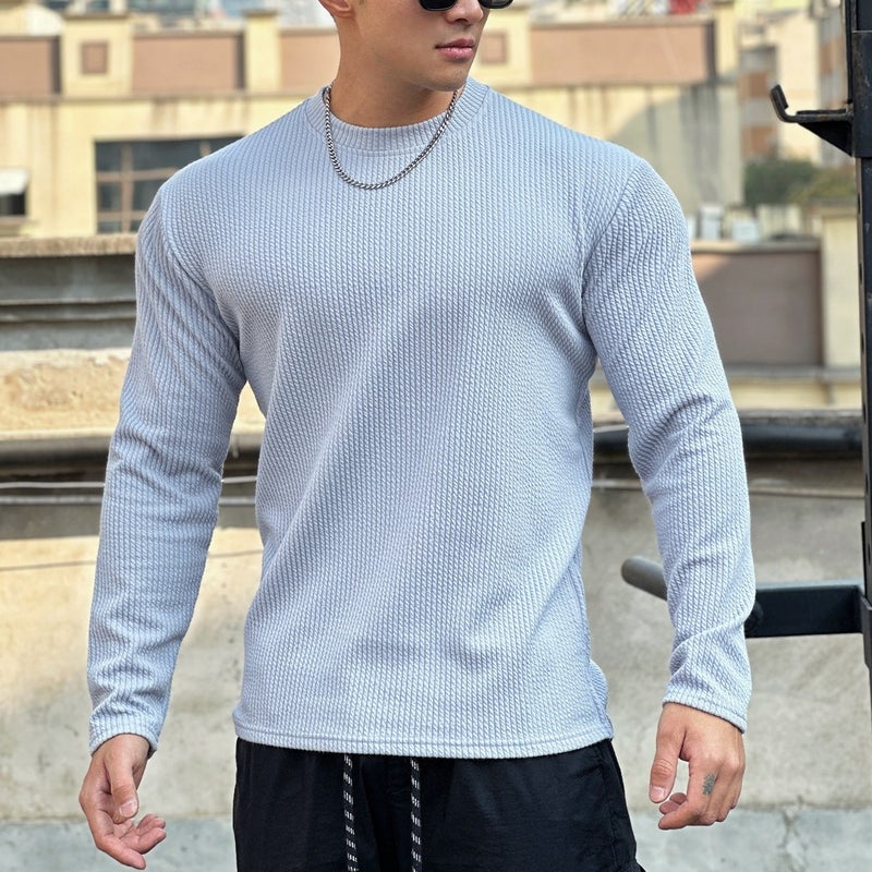 Men's Round Neck Oversized Snake Pattern Sweatshirt 2023 New - Image 4
