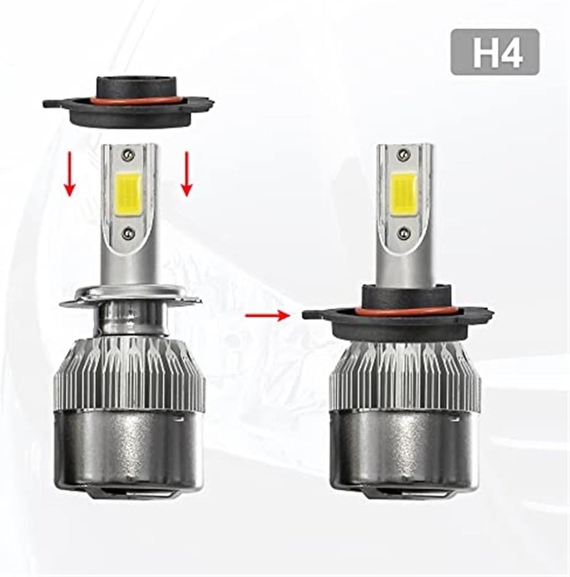 QASULER H4 LED Headlight Adapter Base Bulb Sockets Holder - Image 4