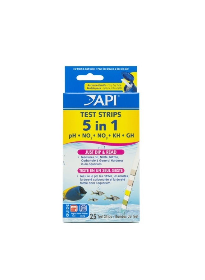 API 5in1 Test Strips 25 count