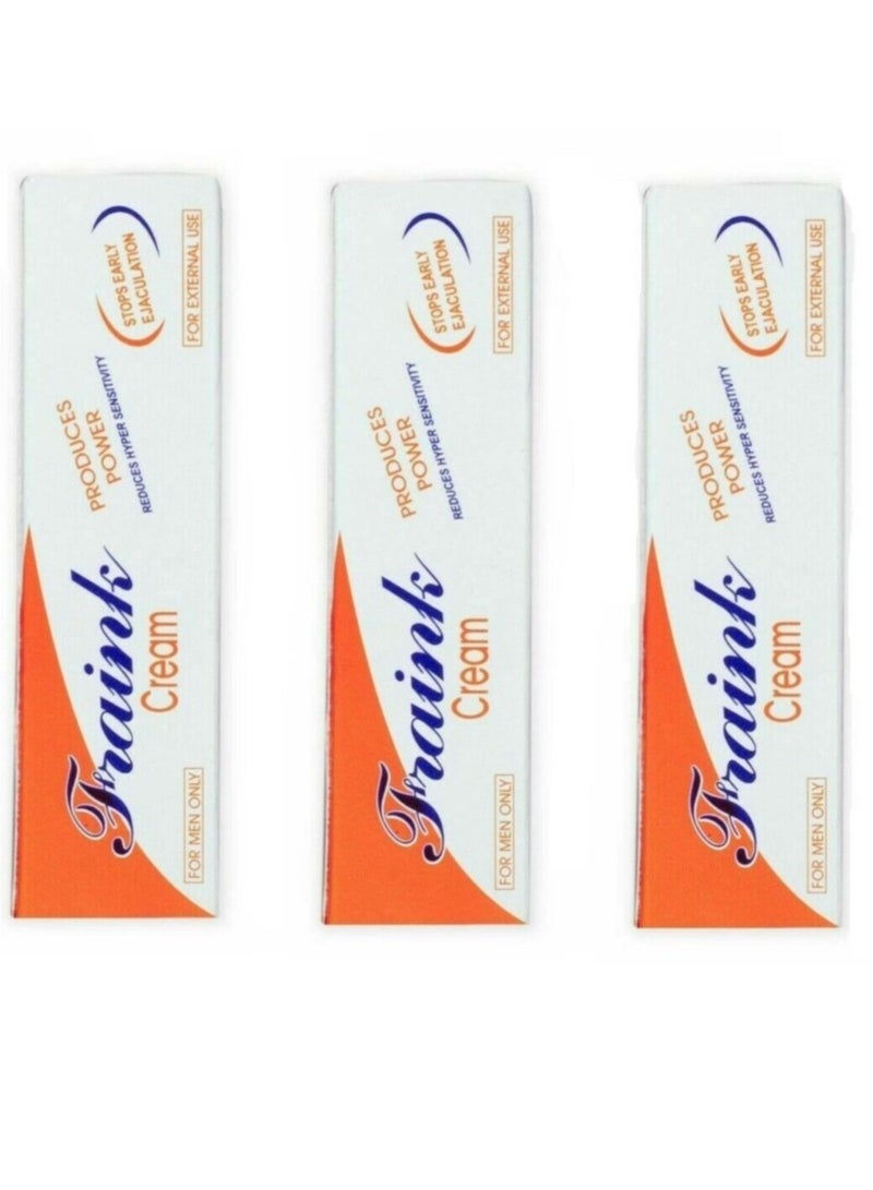 Frank's original cream, three pieces