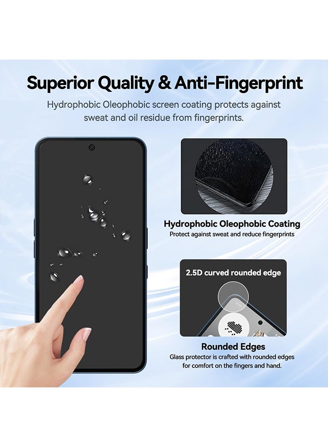 X-level 3Pack Nothing Phone 3a 9H Tempered Glass Screen Protector Shatterproof, Ultra-Clear & Anti-Scratch Shockproof, Full coverage, Case Friendly, Easy Installation and Screen Protector Accessorie - Image 5