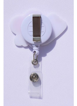 Nur Medikal Giyim Nur Medical Clothing Stethoscope Heart Patterned Yoyo Name Badge AKS YKS 028  - Image 1