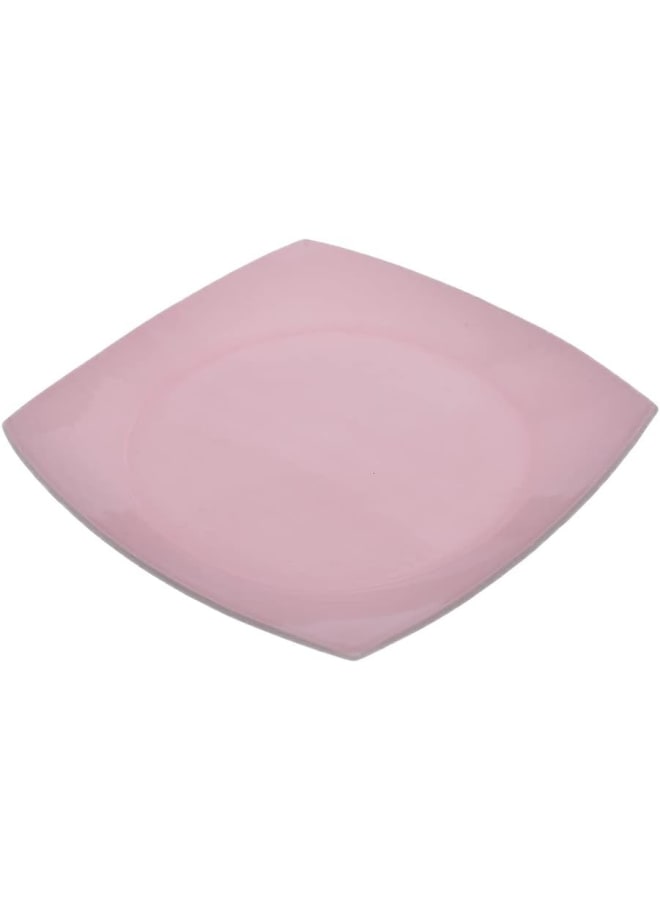 Rosa By Fathy Mahmoud High Quality Glass Plate, 28 * 28Cm - Quadrado Rose - Image 3