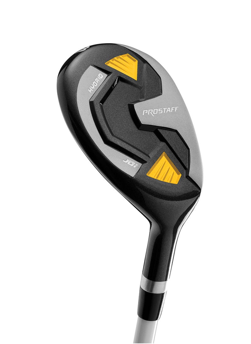 Wilson Golf Pro Staff Junior Game Improvement Medium Club Set for Children from 8-11 Years, Body Size 127-142 cm, Right-Handers, Graphite, Including Carrybag, Yellow  - Image 4