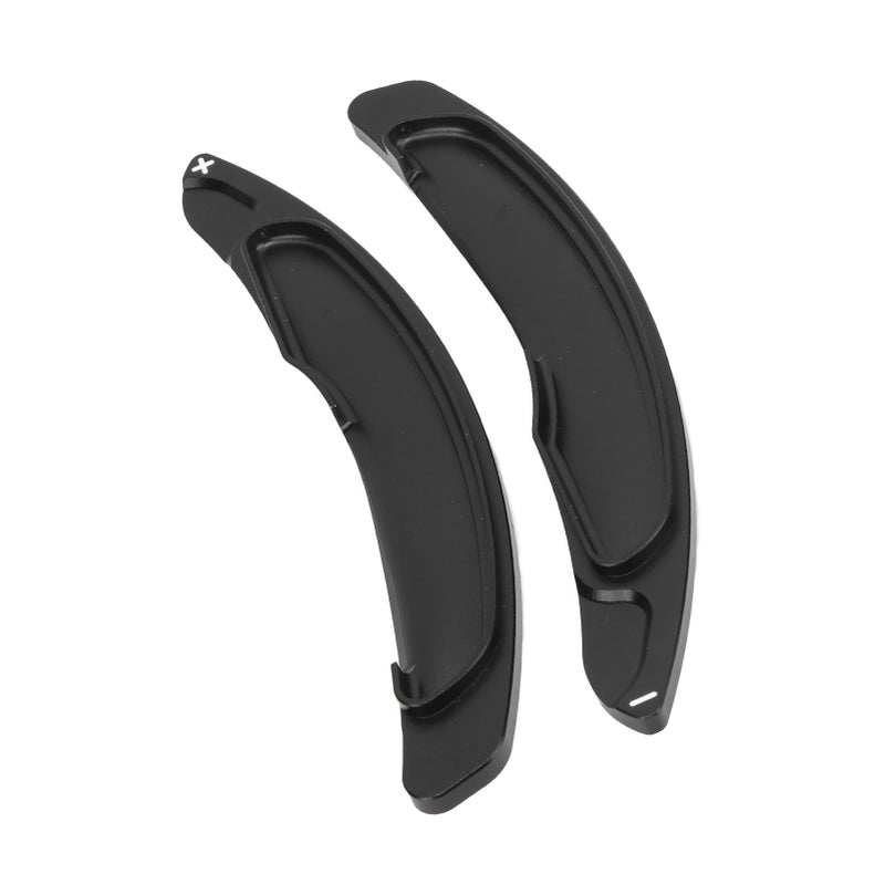 2pcs Steering Wheel Paddle Shifter Extension Replacement for Mitsubishi Outlander/Lancer/Eclipse Black - Image 3