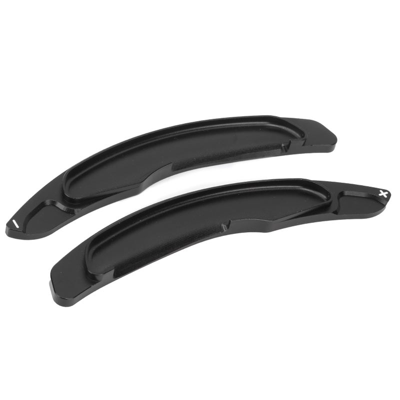 2pcs Steering Wheel Paddle Shifter Extension Replacement for Mitsubishi Outlander/Lancer/Eclipse Black - Image 5
