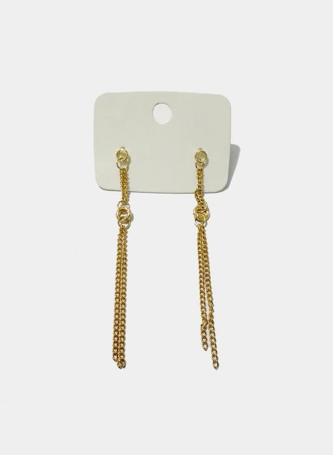 Styli Styli Dual Tassel Earrings