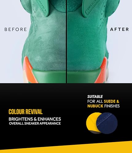 Crep Protect Suede Reviver Suede Shoe Cleaner Conditioner Suede Brush for Suede Nubuck Sneakers Restores Vibrancy Texture Nourishing Suede Spray For Tired Footwear - Image 3