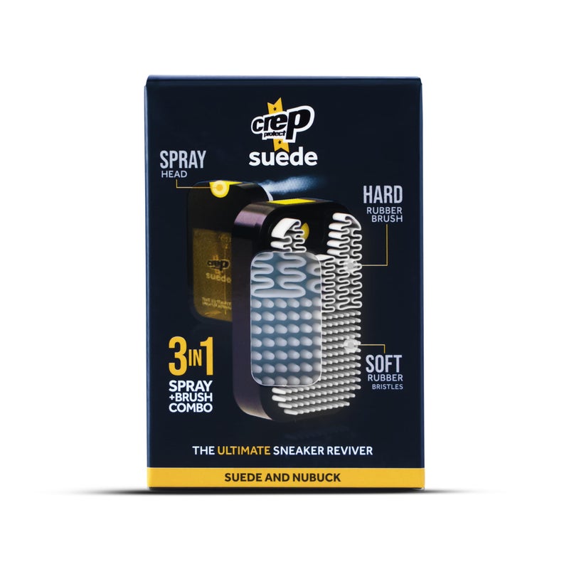 Crep Protect Suede Reviver Suede Shoe Cleaner Conditioner Suede Brush for Suede Nubuck Sneakers Restores Vibrancy Texture Nourishing Suede Spray For Tired Footwear - Image 2