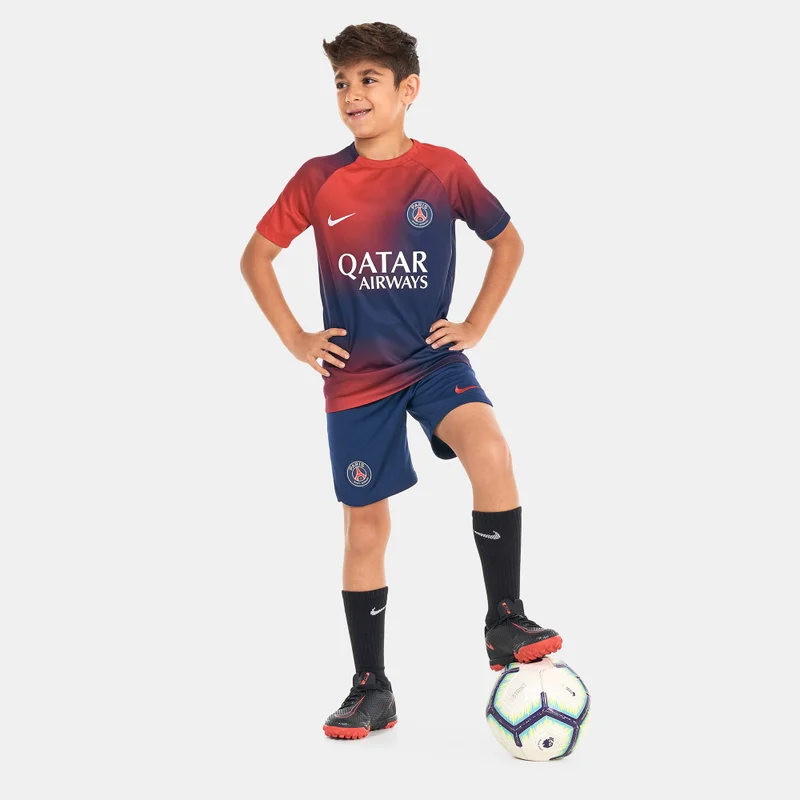 نايكي شورت كرة القدم دراي-فت باريس سان-جيرمان ستيديوم الأساسي/الاحتياطي للاطفال الكبار - 2022/23