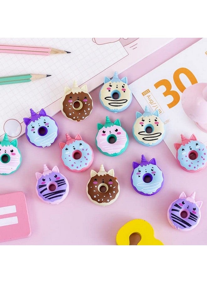 TERA 13 Return Gifts for Kids Eraser Set for Girls (6 Pcs) Unicorn Eraser for Girls, Donut Shape Eraser for Kids, Non Toxic Eraser, Stationary Items, Birthday Return Gifts for Kids