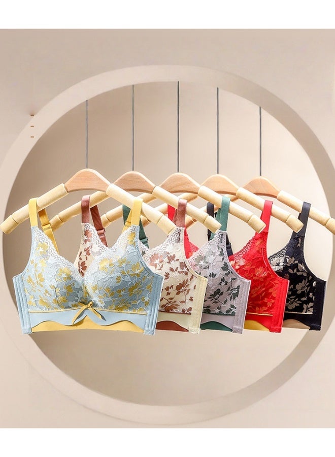 KUYING Brand New Comfortable Skin Friendly Breathable Bra  Set Of 5  - Image 2