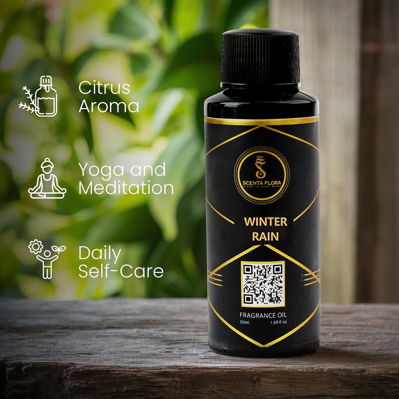 زيت العطر Winter Rain للعلاج بالروائح 50 مل | معتمد من IFRA | رائحة مريحة وجذابة | مثالي للمنزل والمكتب ومساحات الاسترخاء | نضارة شتوية طويلة الأمد - Image 2
