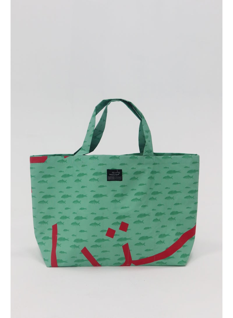 Upcycled XL Picnic Totebag