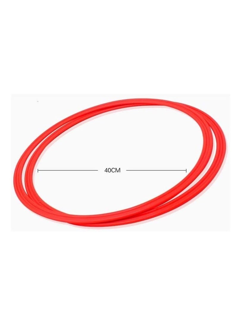 Meetion 12 Pieces/set Of 40cm Football Speed Agility Circle Sensitive Football Training Equipment Pace Circle Football Training Accessories - Image 5